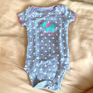 Just one you by Carter’s grey bodysuit